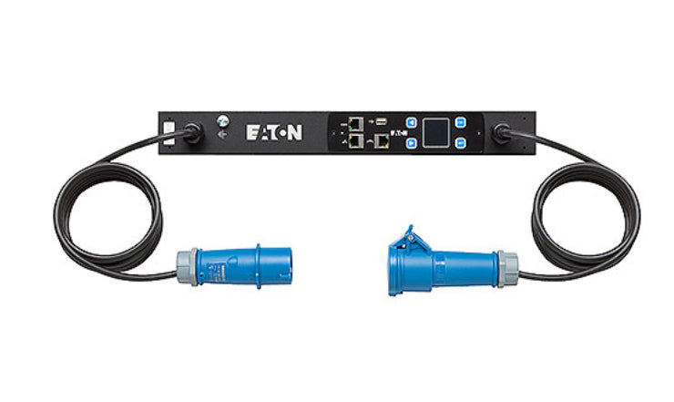 Eaton ePDU G3 IL 0U – 3700 W – Metered, IEC Klasse 1, LCD – Rackmount 0U, IEC 60309 16A×1, 3 m Kabel – Schwarz