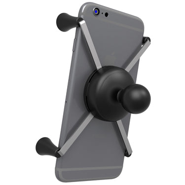 RAM Mounts Universal X-Grip – Auto-Halterung (passiv) – RAMMOUNT-System, 44,5–114 mm – Schwarz/Edelstahl