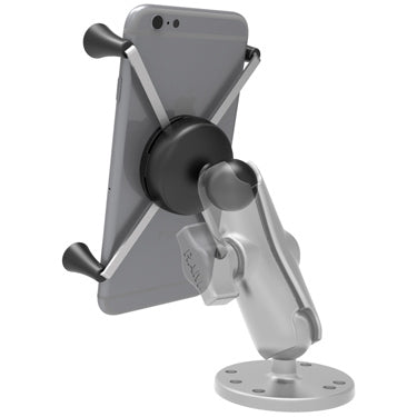 RAM Mounts Universal X-Grip – Auto-Halterung (passiv) – RAMMOUNT-System, 44,5–114 mm – Schwarz/Edelstahl