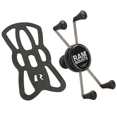 RAM Mounts Universal X-Grip – Auto-Halterung (passiv) – RAMMOUNT-System, 44,5–114 mm – Schwarz/Edelstahl
