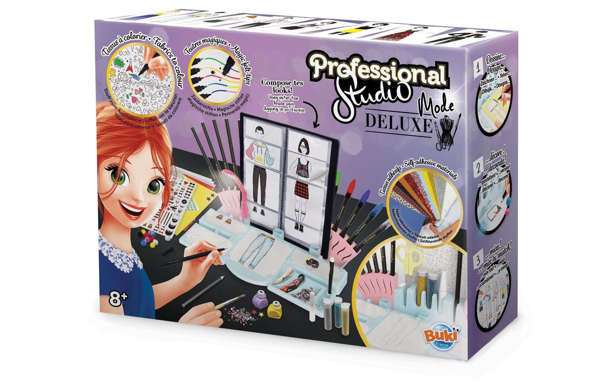 Buki Professional Studio Mode Deluxe – Zeichenschablonen-Set – ab 8 Jahren