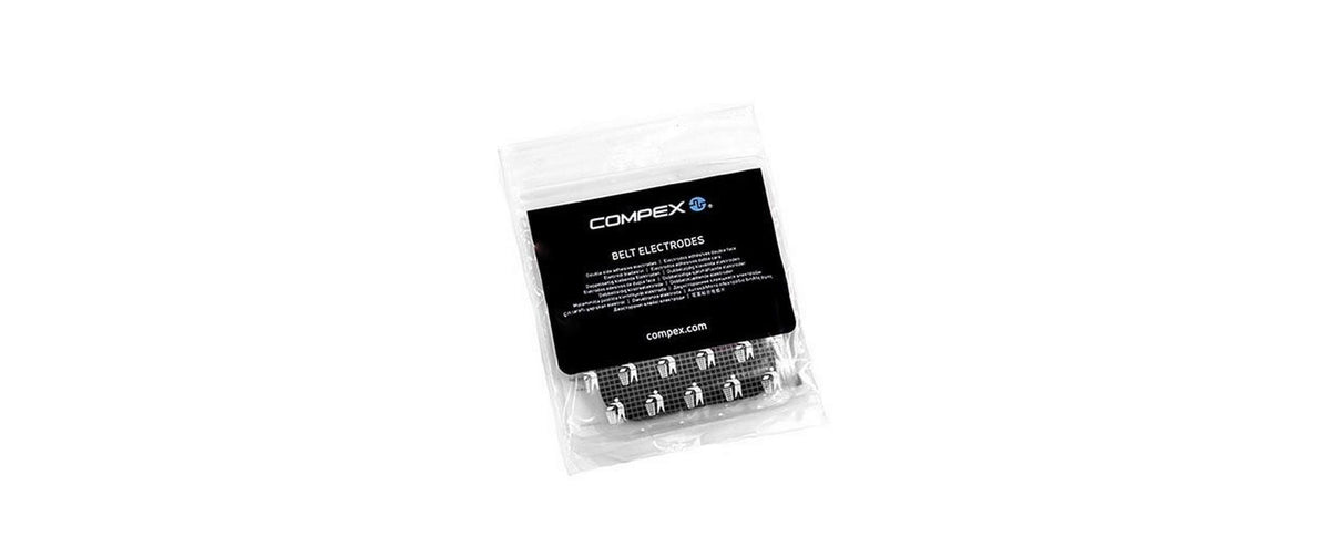Compex Elektroden-Set – 4 Stk – schwarz
