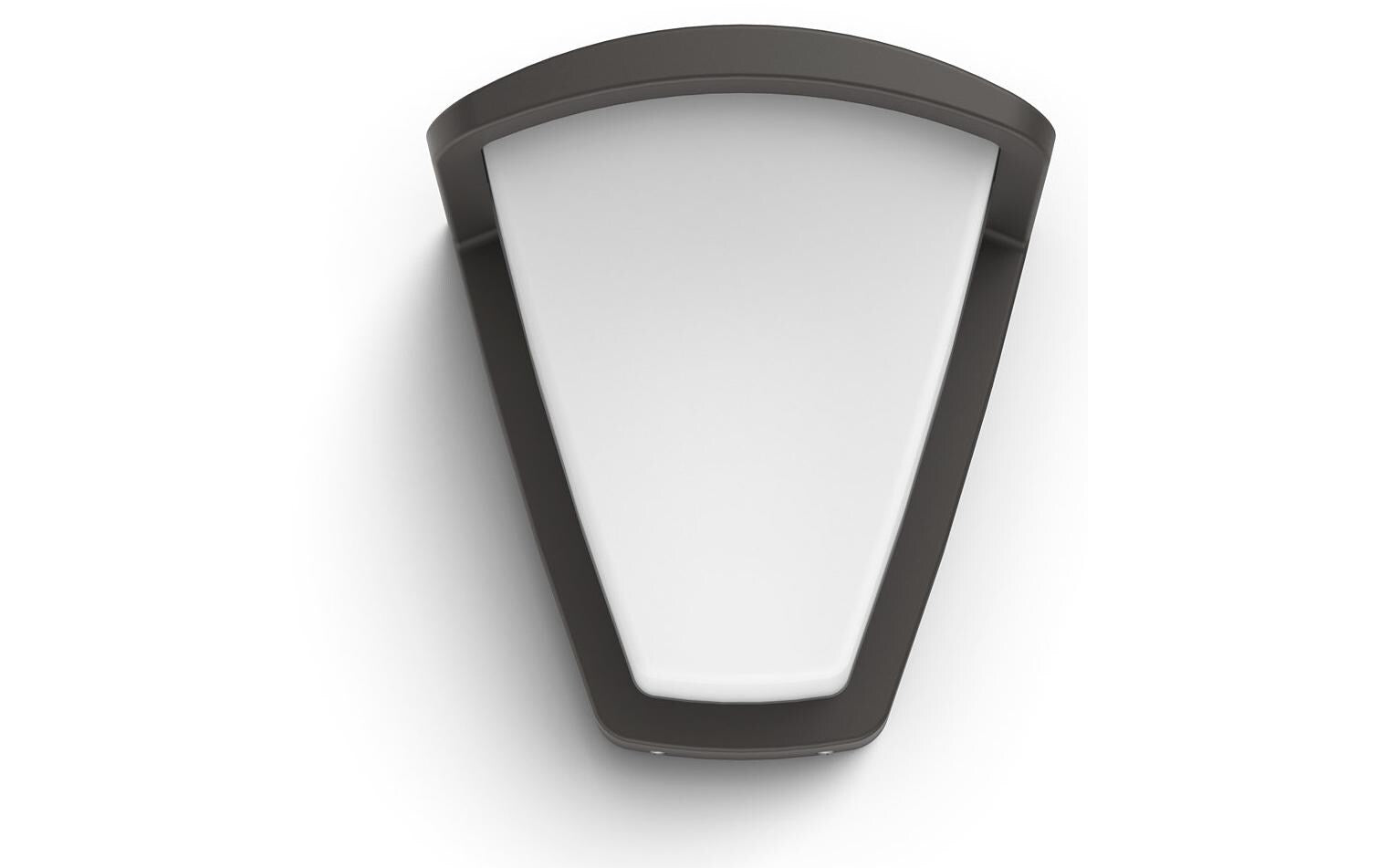 Philips by Signify Philips Aussenwandleuchte Kiskadee – 8,2×11,8 cm, 42 W – IP44 – Netzbetrieb – dimmbar – Anthrazit, Aluminium