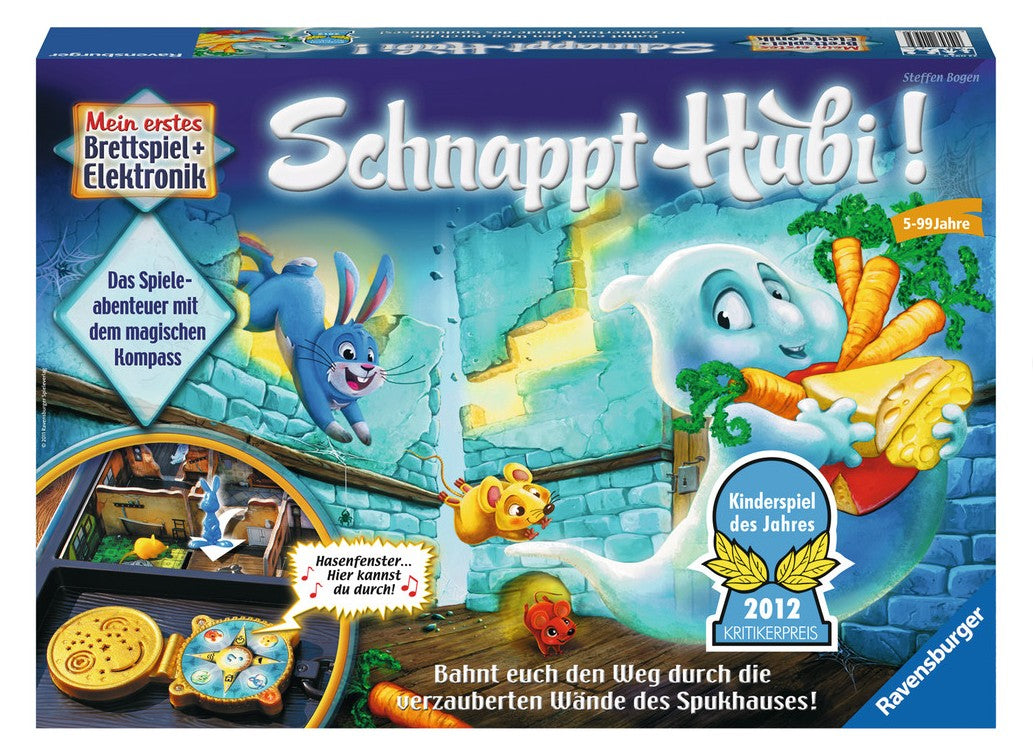 Ravensburger Schnappt Hubi – Brettspiel, 2–4 Spieler, ab 5 Jahren, 30 Min., DE