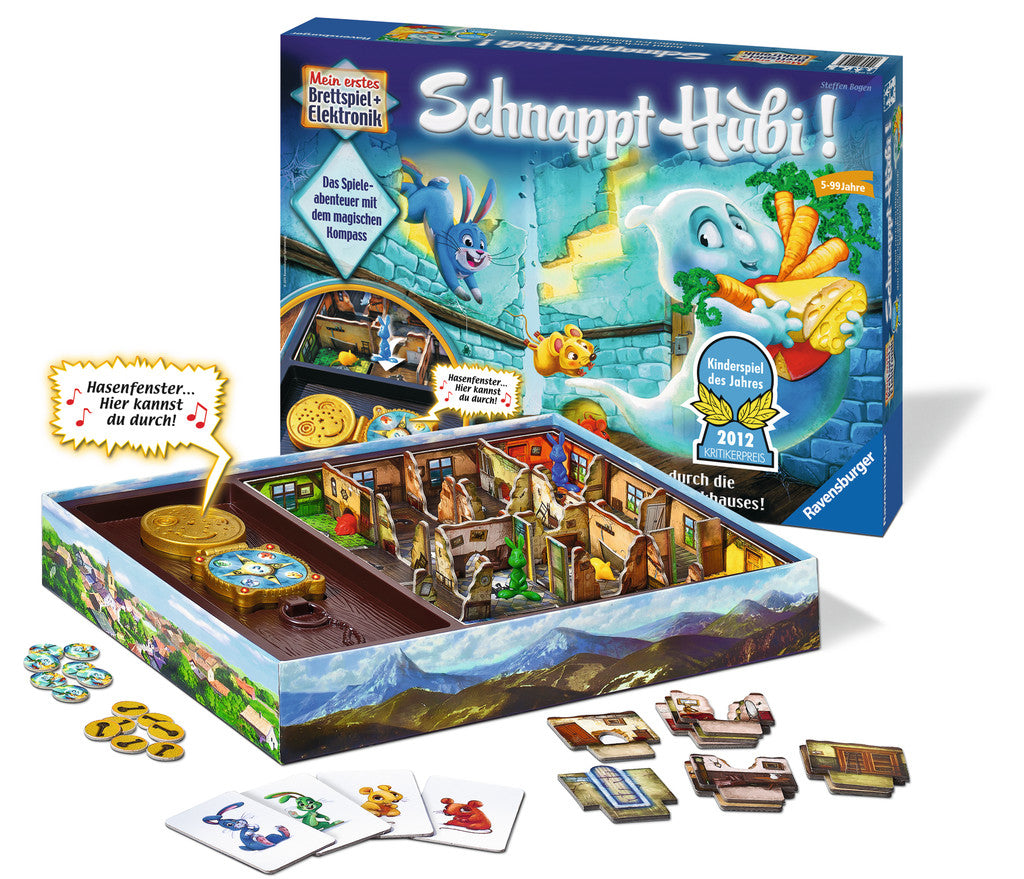 Ravensburger Schnappt Hubi – Brettspiel, 2–4 Spieler, ab 5 Jahren, 30 Min., DE