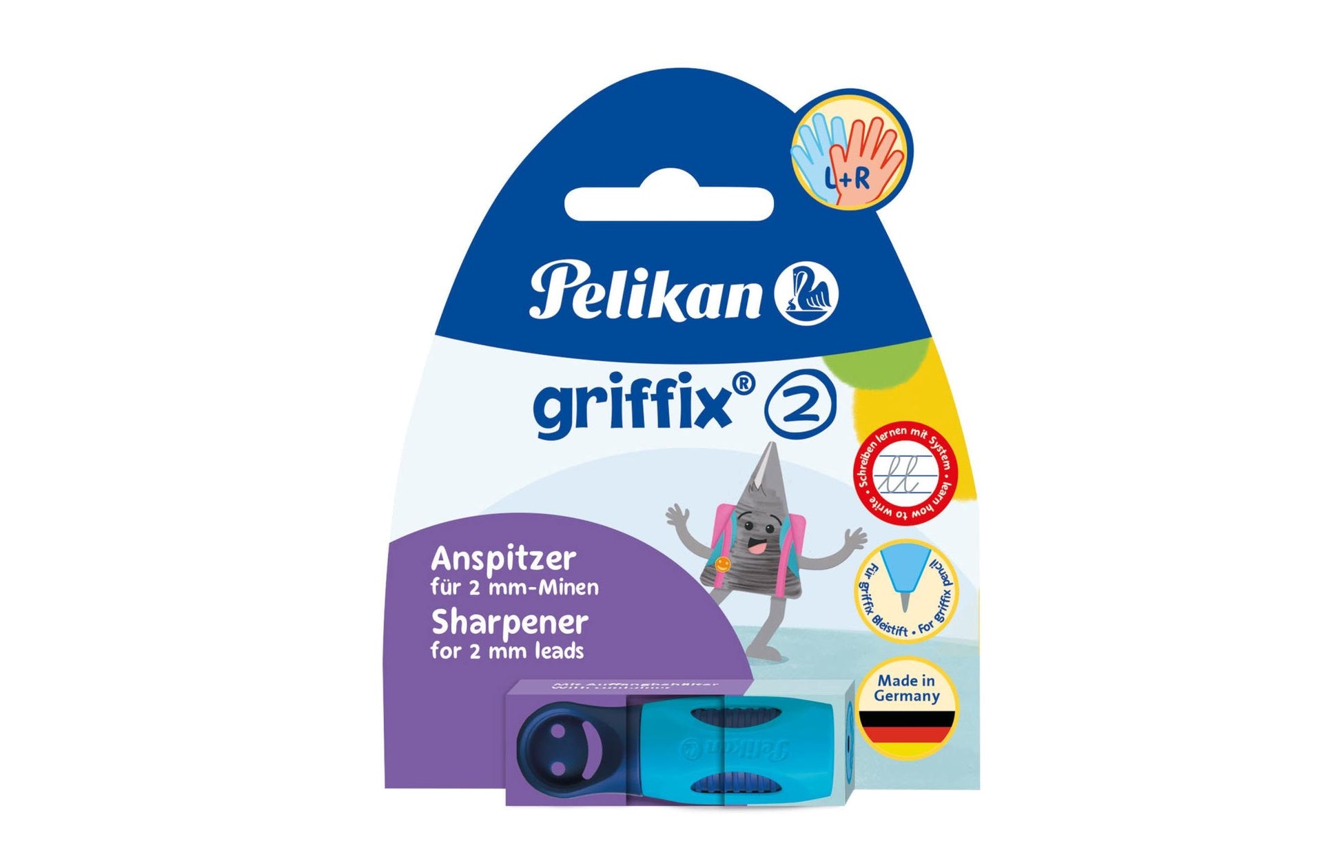 Pelikan Spitzer – für Ø 2 mm – Kunststoff – Blau