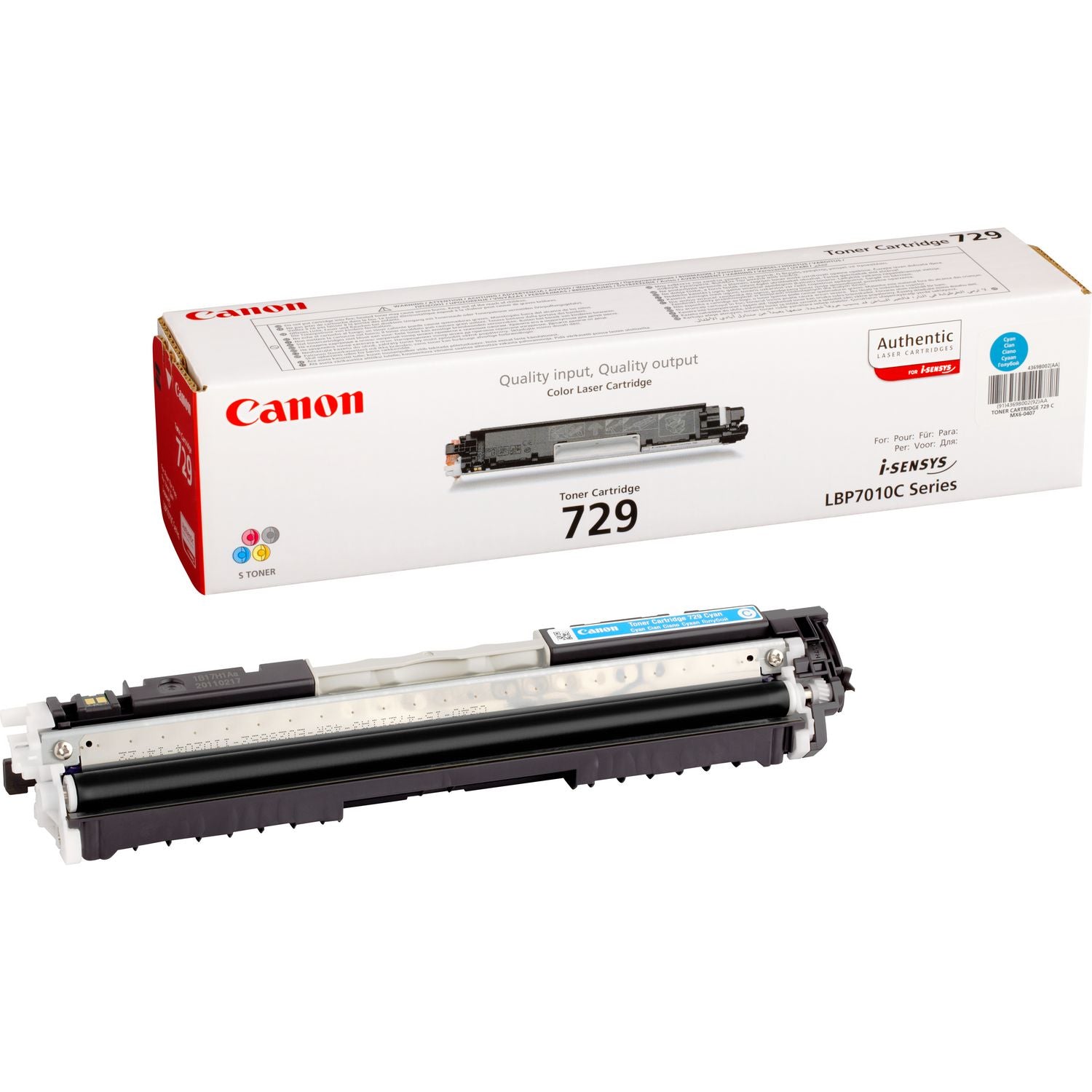Canon Toner 729C – cyan, 1000 Seiten