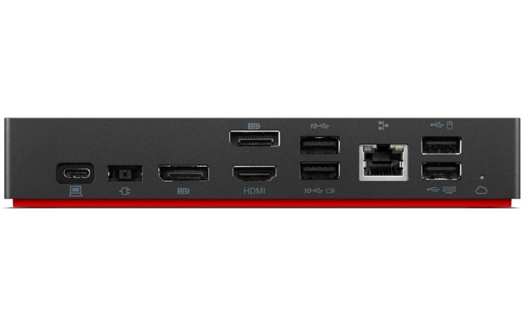 Lenovo Universelle Smart-Dockingstation – Thunderbolt 4, 2× DP, 1× HDMI, 4× USB-A, 1× USB-C, GbE, für Windows