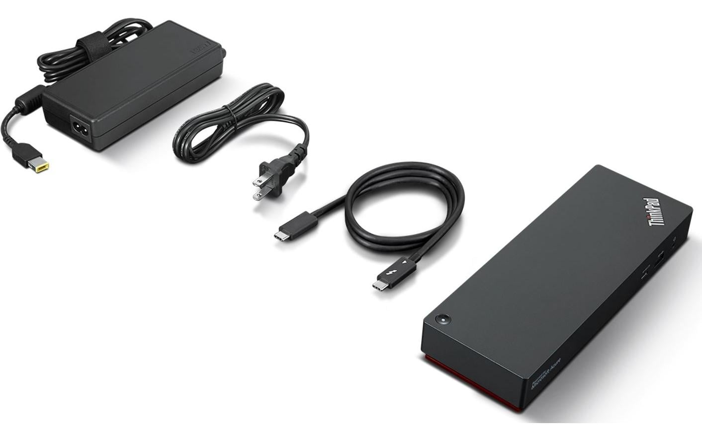 Lenovo Universelle Smart-Dockingstation – Thunderbolt 4, 2× DP, 1× HDMI, 4× USB-A, 1× USB-C, GbE, für Windows