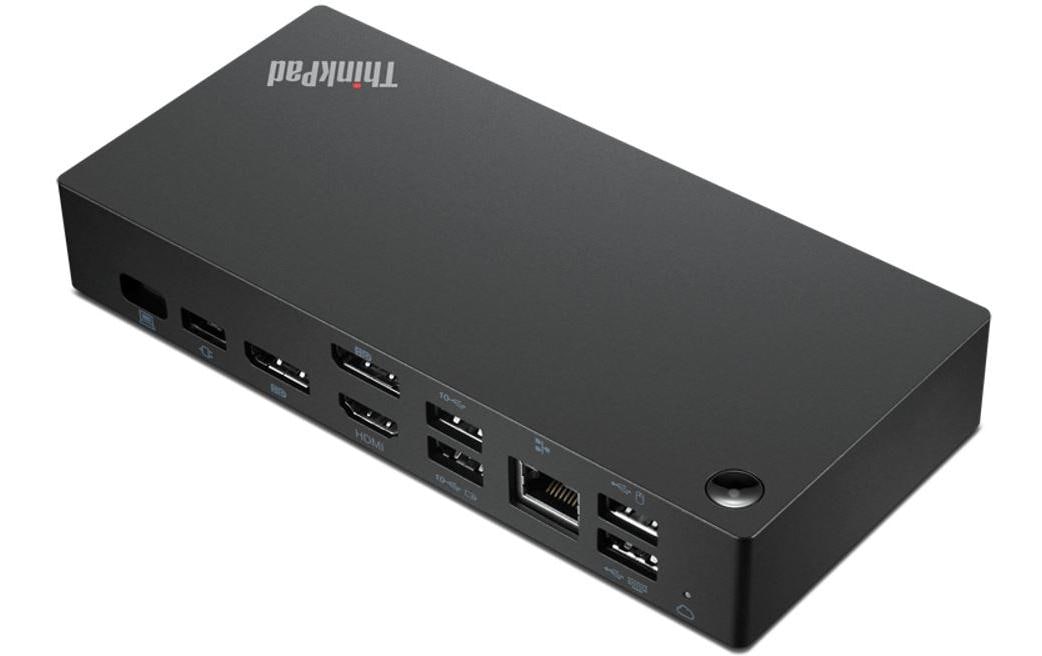 Lenovo Universelle Smart-Dockingstation – Thunderbolt 4, 2× DP, 1× HDMI, 4× USB-A, 1× USB-C, GbE, für Windows