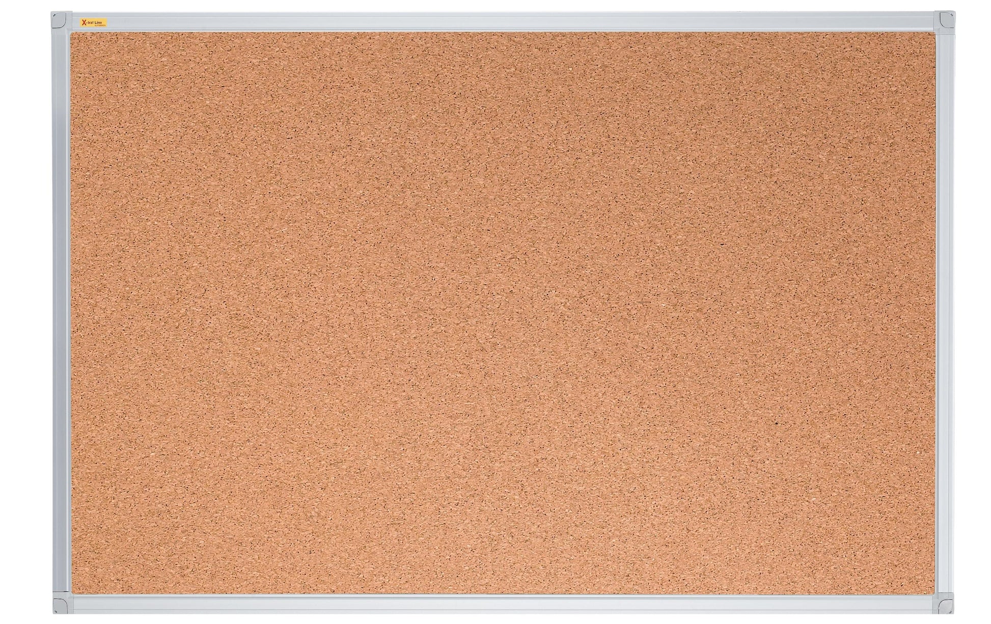 Franken Pinnwand X-tra Line – 60 × 45 cm – Kork, Aluminiumrahmen, Braun