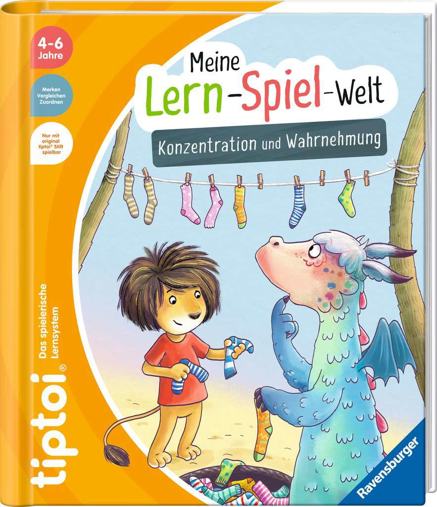 Ravensburger Lernbuch – tiptoi: Meine Lern-Spiel-Welt, 16 Seiten, Deutsch, ab 4 Jahren