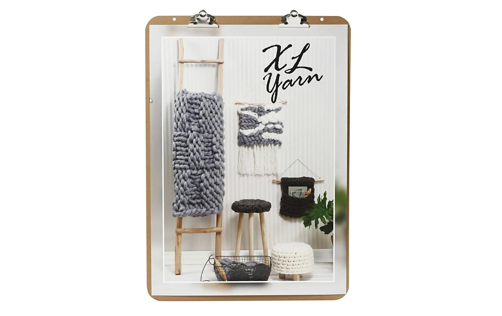 Creativ Company Zeichenklemmbrett 52 × 74 cm, für A2/A3, Braun/Silber