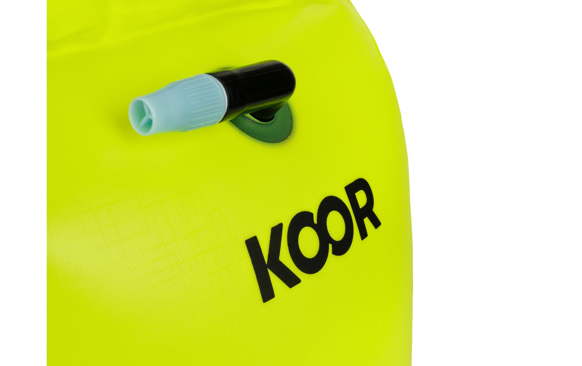 KOOR Schwimmboje – 20 l, Ø 375 mm, H 680 mm – gelb, PVC