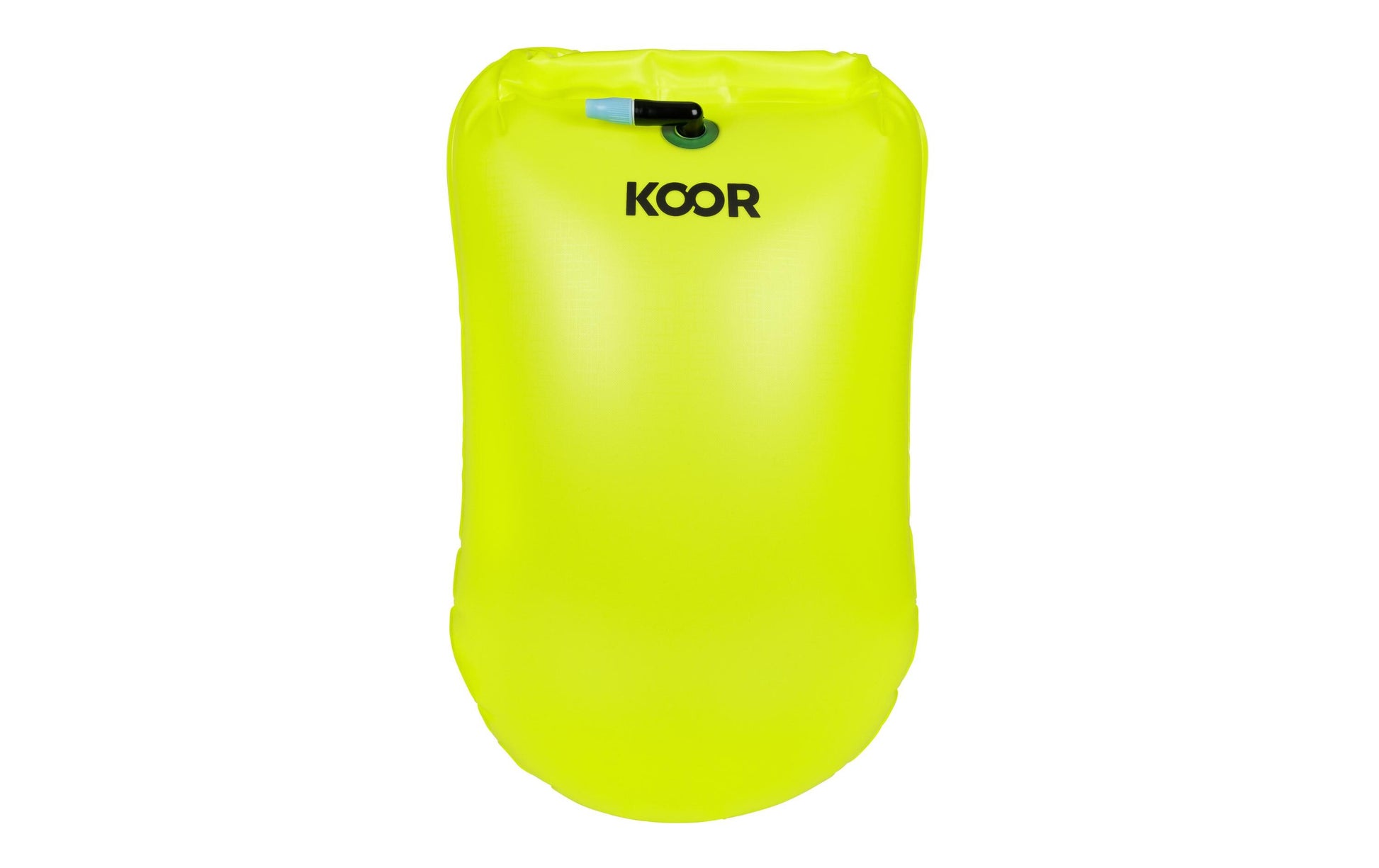 KOOR Schwimmboje – 20 l, Ø 375 mm, H 680 mm – gelb, PVC