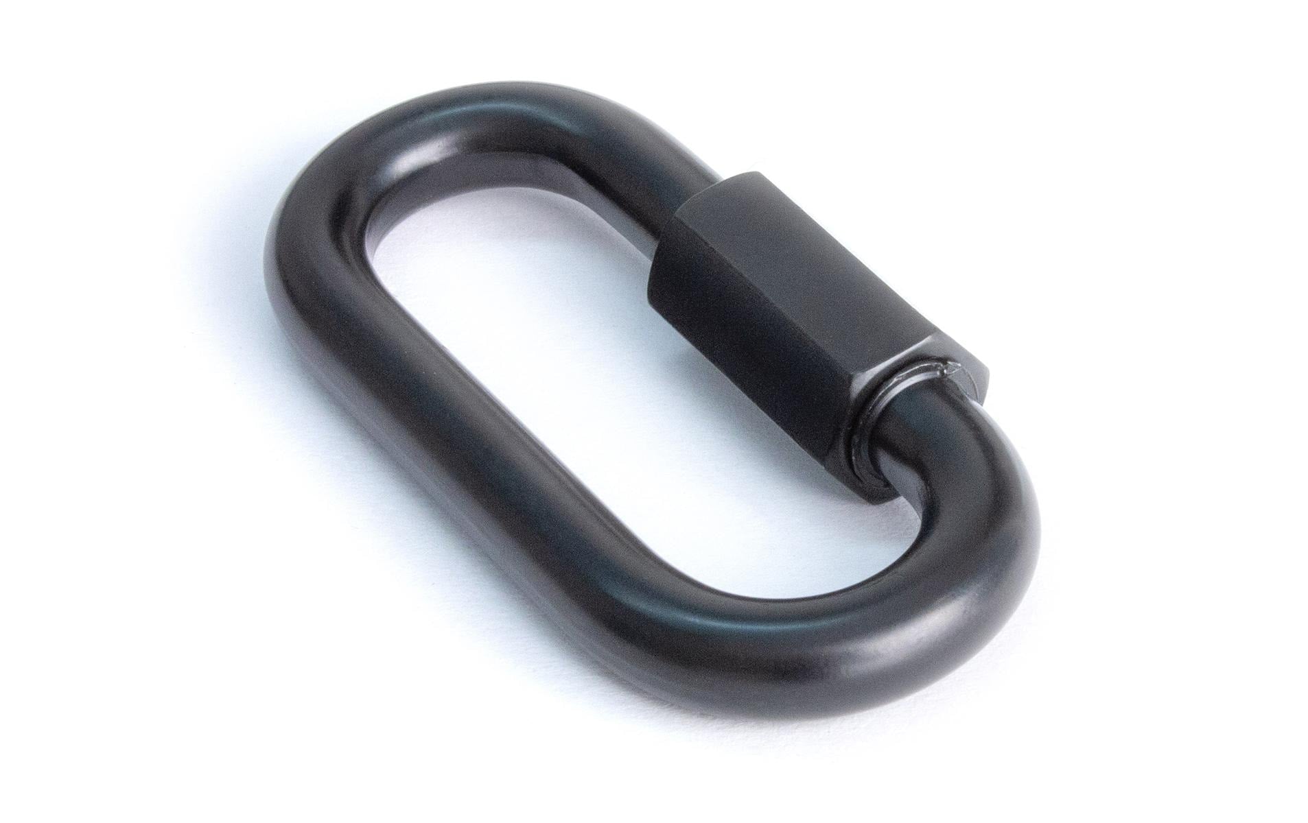 Meister Kettenverschluss – Ø 10 × 69 mm, Stahl, verzinkt, Schwarz