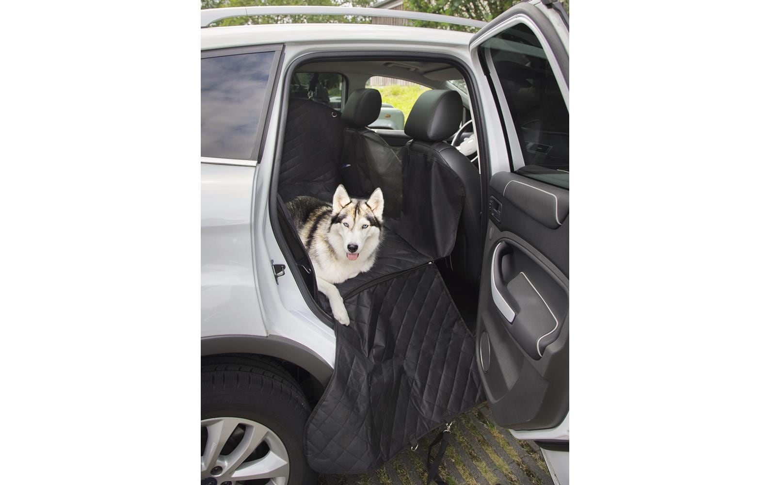 Nobby Autositzbezug – wasserfest, waschbar (Handwäsche 30 °C) – für Rückbank – 137 × 147 cm – grau