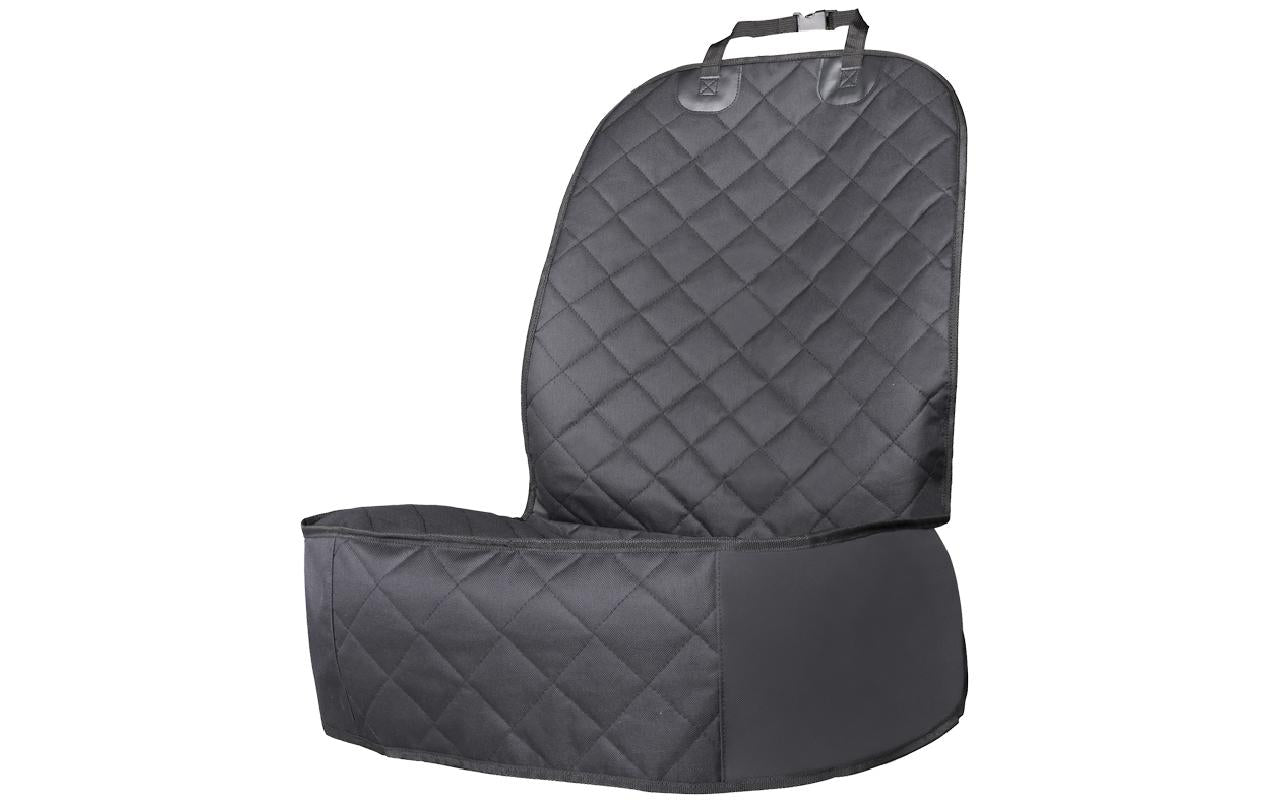 Nobby Autositz-Schondecke – wasserfest, Push-Lock-Verschluss, Handwäsche 30 °C – 47 × 102 cm – schwarz
