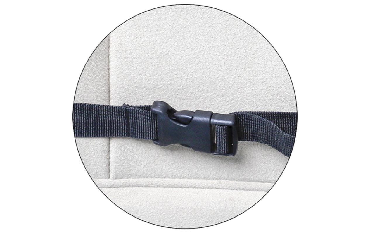 Nobby Autositz-Schondecke – wasserfest, Push-Lock-Verschluss, Handwäsche 30 °C – 47 × 102 cm – schwarz
