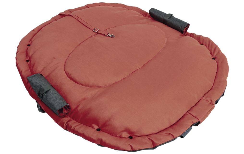 Nobby Weicher Haustierträger – für Katze, Hund – bis 8 kg, 69 × 22 × 28 cm – grau/terracotta