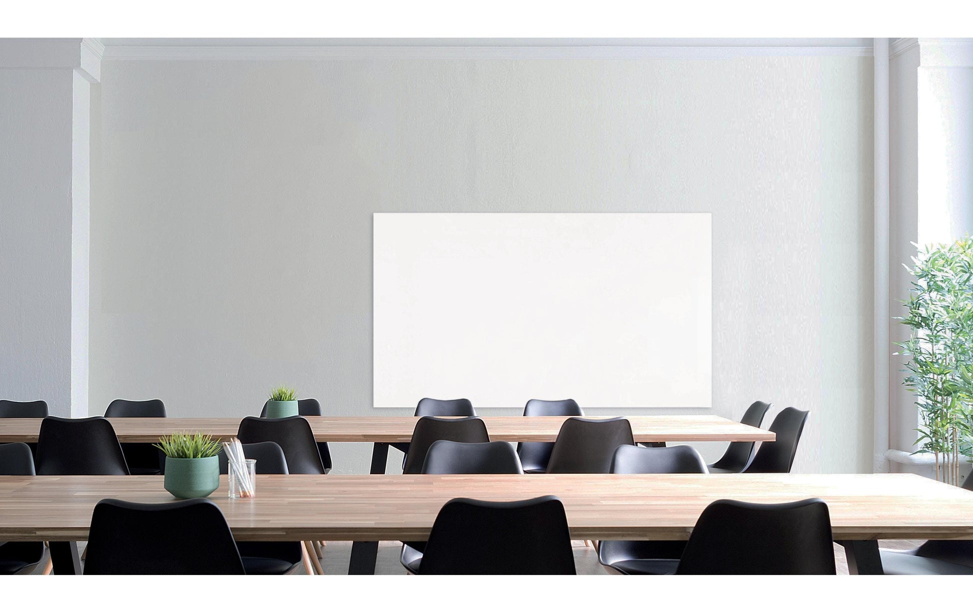Franken Whiteboard – 100 × 65 cm, Glas, Wandmontage