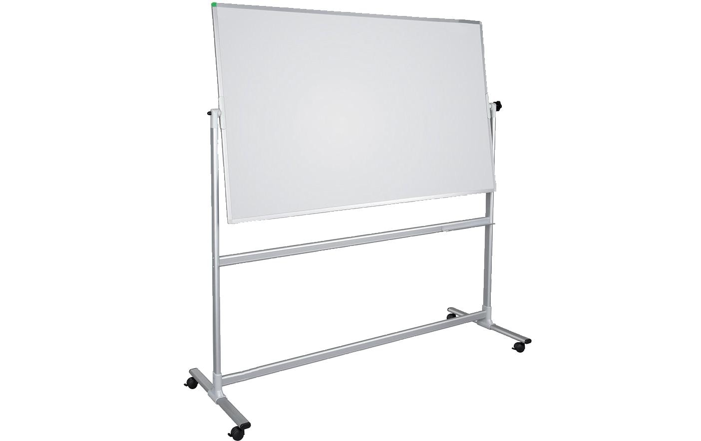 Franken Mobiles Whiteboard – magnetisch, beidseitig, drehbar – 200 × 100 cm