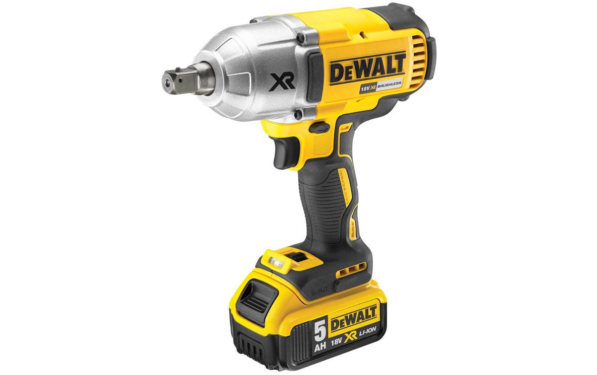 DeWalt DCF899P2 Schlagschrauber – 18 V – 1/2" Vierkantaufnahme – 950 Nm – 2×5,0 Ah & Ladegerät, Koffer – XR