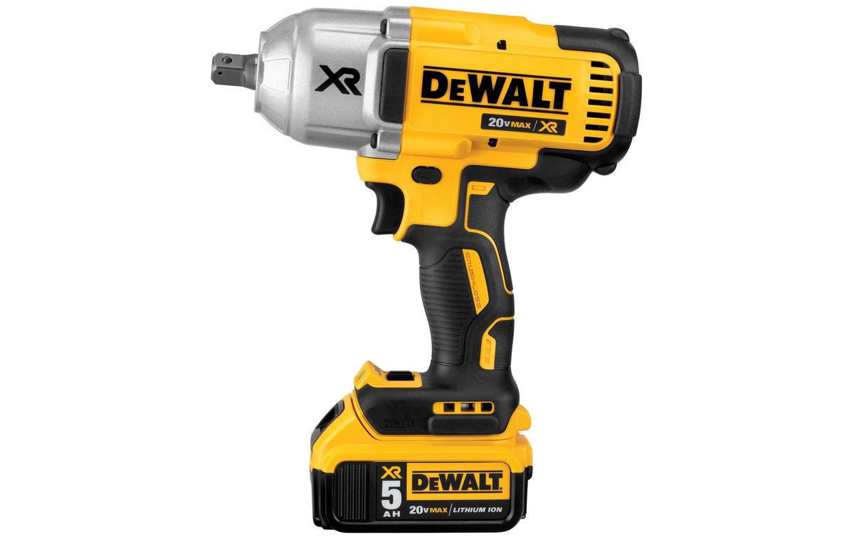 DeWalt DCF899P2 Schlagschrauber – 18 V – 1/2" Vierkantaufnahme – 950 Nm – 2×5,0 Ah & Ladegerät, Koffer – XR