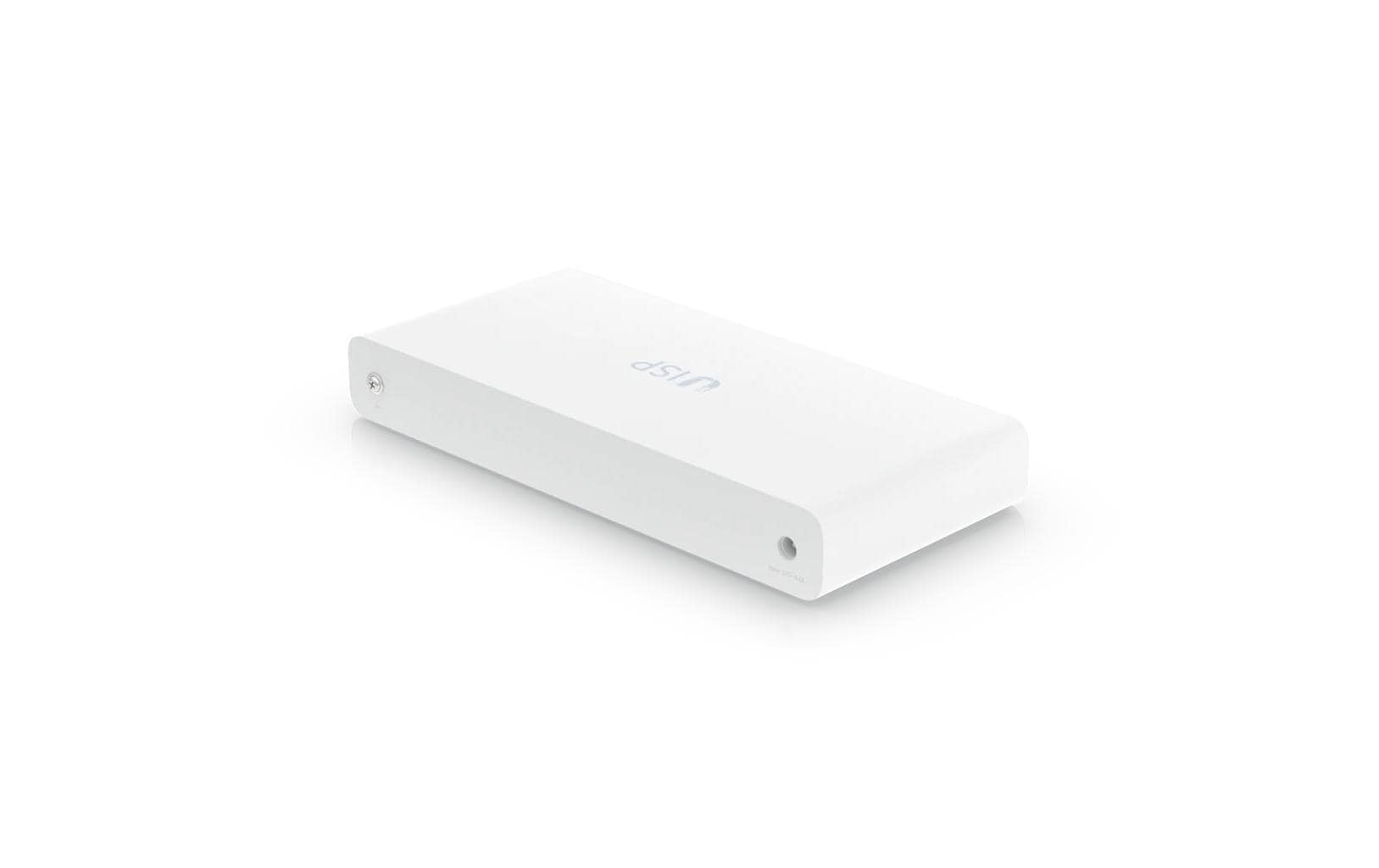 Ubiquiti UISP-S – Managed Switch, 8x LAN (GbE), 1x SFP, PoE (passiv), Weiss