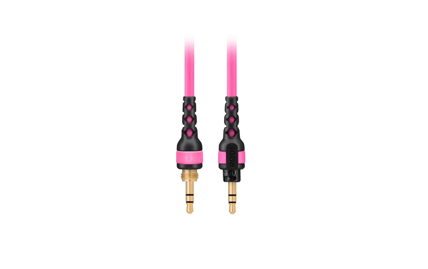 RØDE NTH-Cable12 – Adapterkabel – für NTH-100 – 3,5 mm Klinke auf 3,5 mm Klinke – 1,2 m – Rosa
