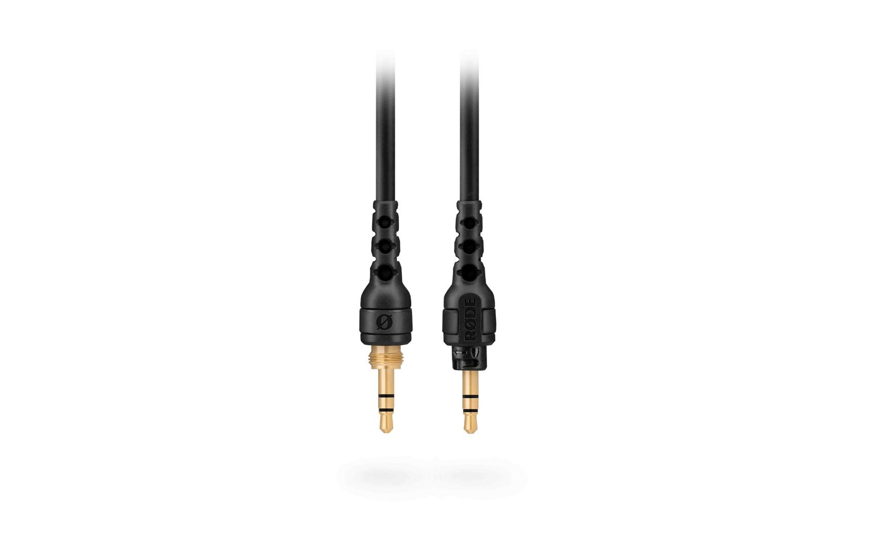 RØDE NTH-Cable24 – Adapterkabel für NTH-100 – 3,5 mm Klinke auf 3,5 mm Klinke – 2,4 m – Schwarz