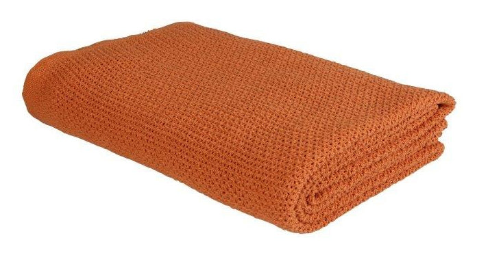 Eskimo Summer Dream Tagesdecke – Baumwolle, Rost – 220 × 240 cm – OEKO-TEX Standard 100