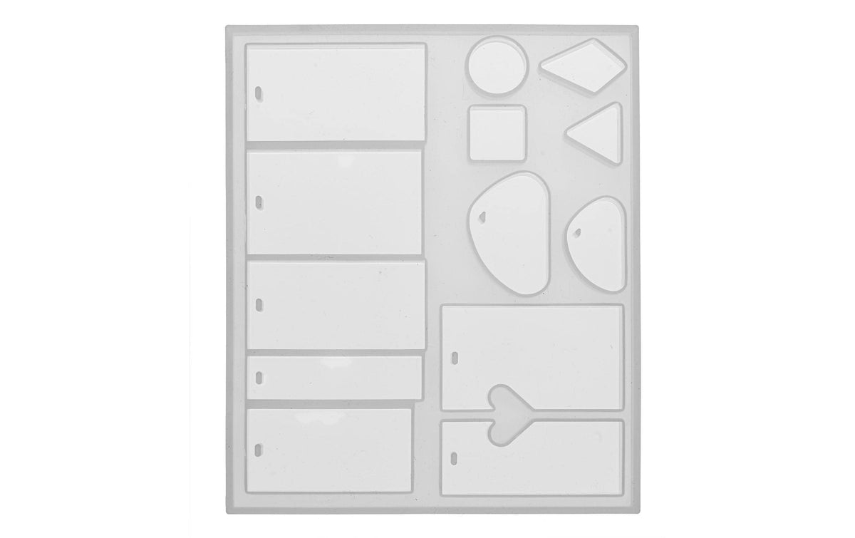 Glorex Giessform – Schmuck-Anhänger – Silikon – 145 × 120 mm – 13 Formen