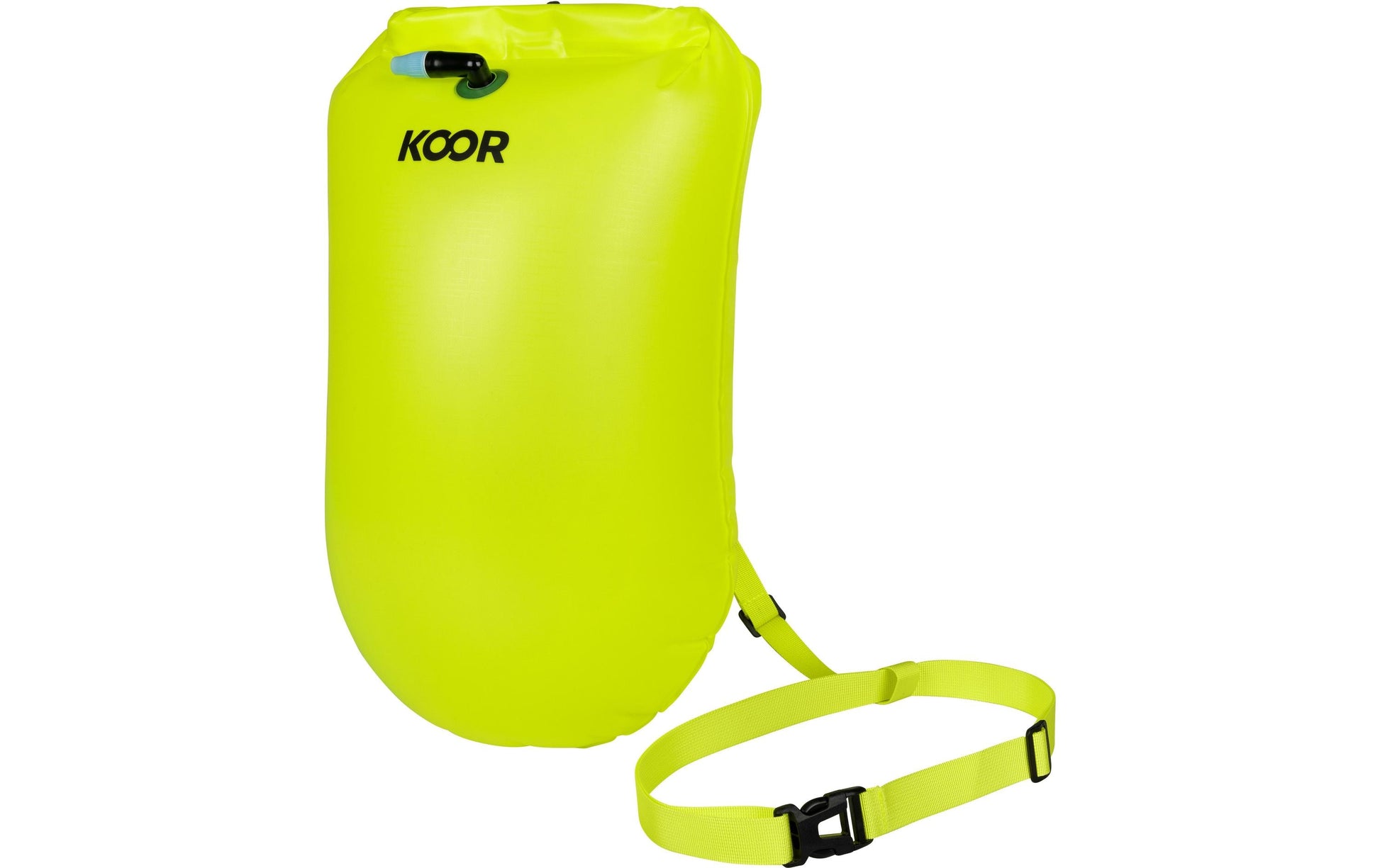 KOOR Schwimmboje – 20 l, Ø 375 mm, H 680 mm – gelb, PVC