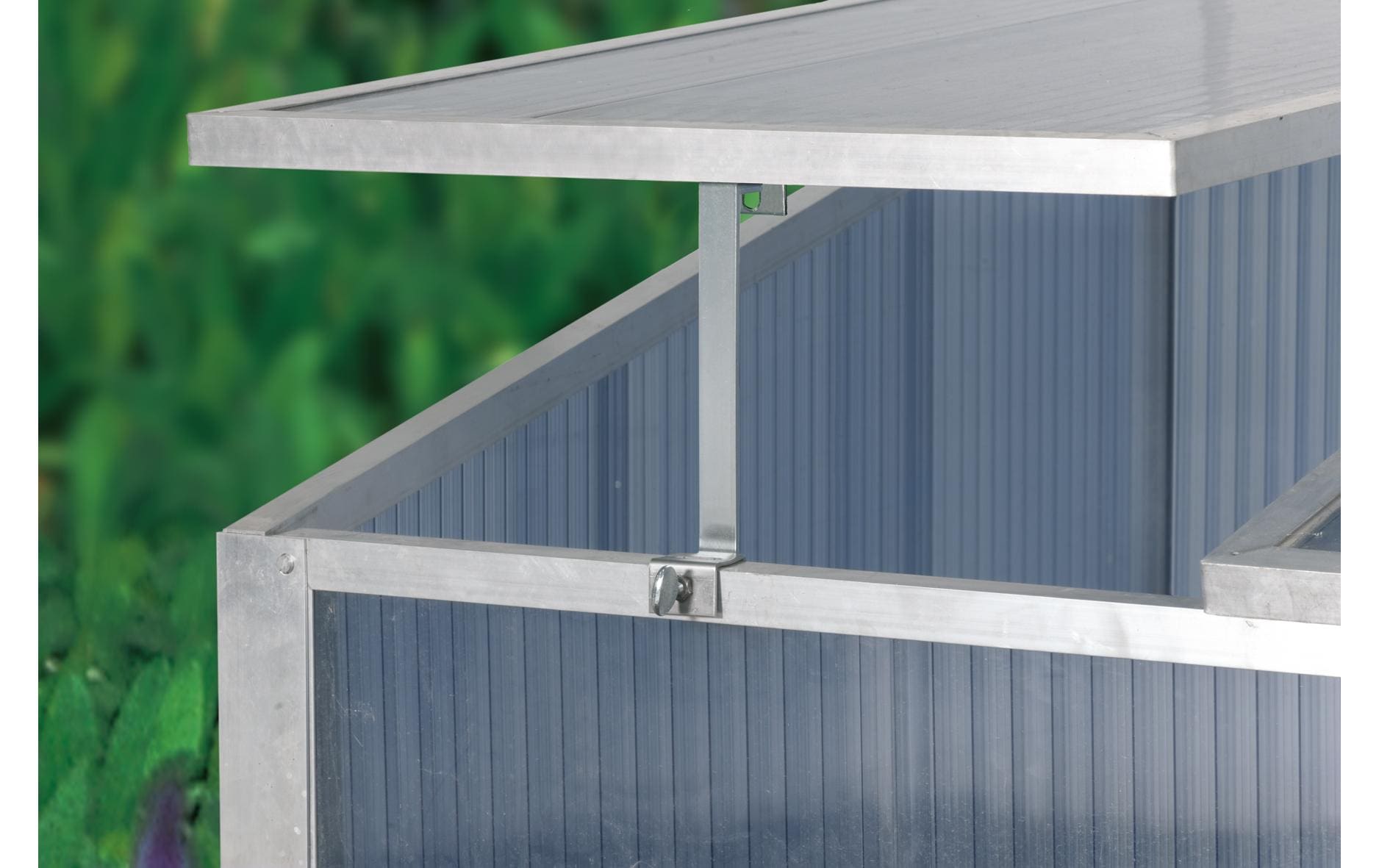 Colibri Handlüfter 240×40×3 mm – für Frühbeetkasten – Grau – 0766.060