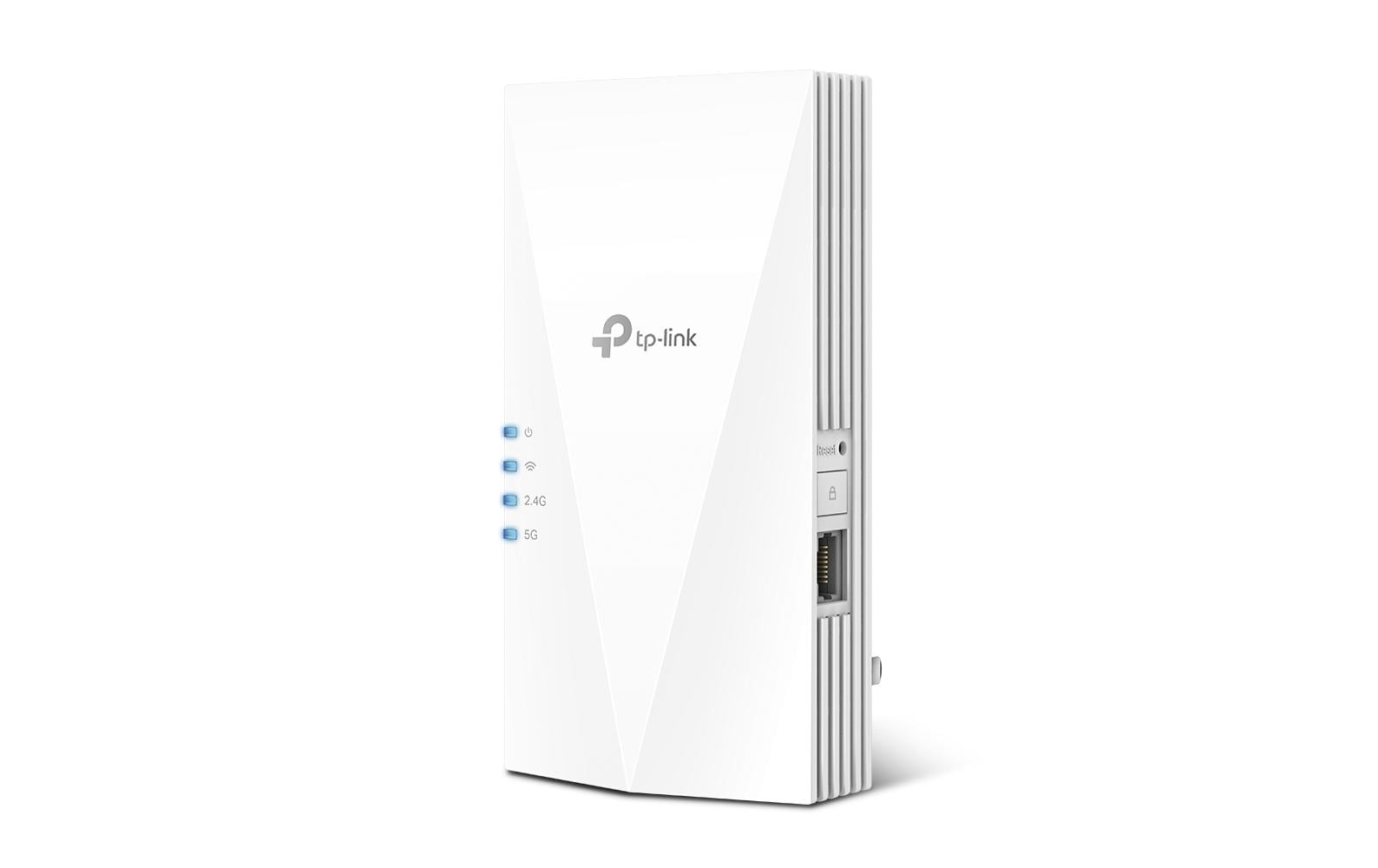 TP-Link RE700X WLAN-Router – Wi-Fi 6 (AX3000), Dual-Band (2,4/5 GHz), 1× LAN (Gigabit), Weiss