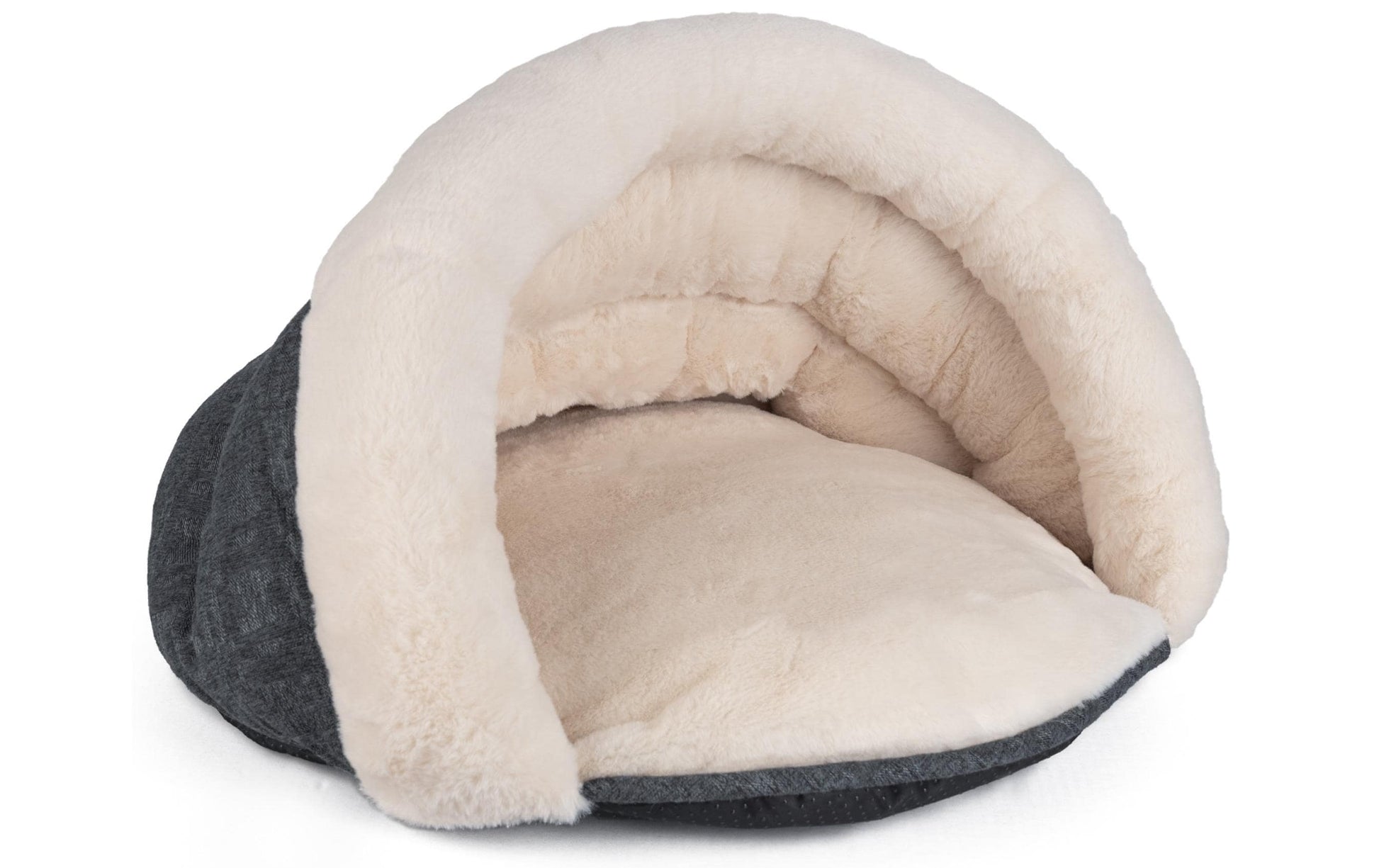 TrendPet LunaSuite Bett – 50 × 30 cm, maschinenwaschbar bis 30 °C, beige, für Hund, Katze