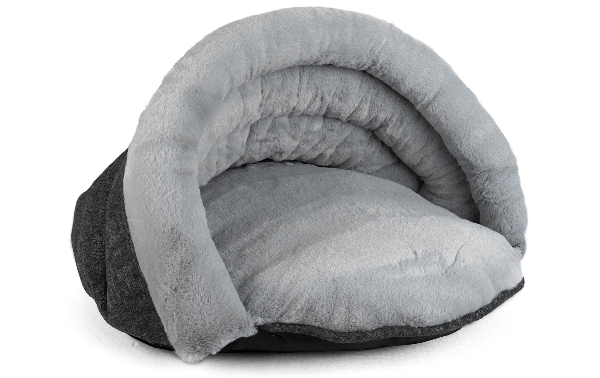 TrendPet LunaSuite Haustierbett – 50 × 30 cm, abwaschbarer Bezug, dunkelgrau