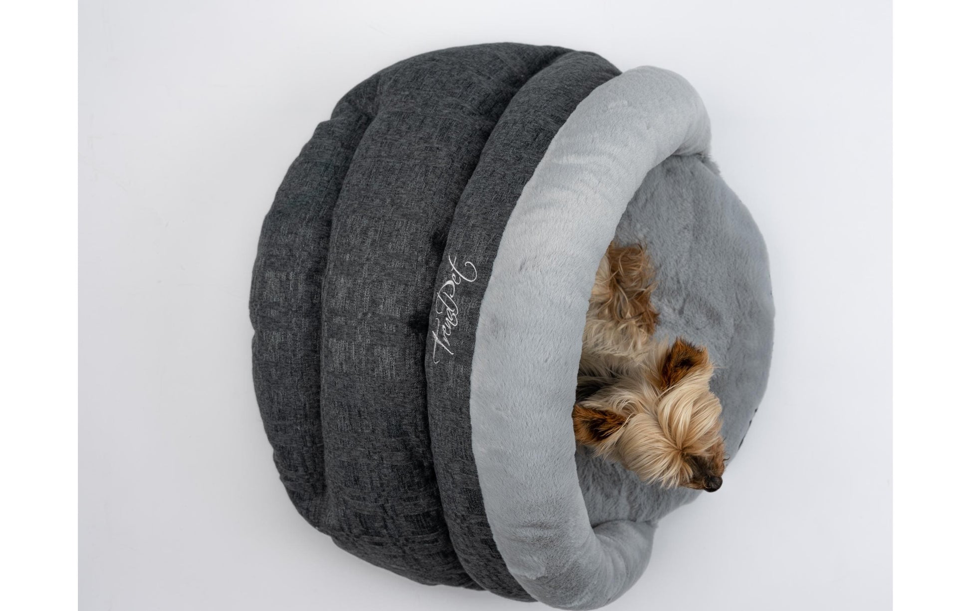 TrendPet LunaSuite Haustierbett – 50 × 30 cm, abwaschbarer Bezug, dunkelgrau