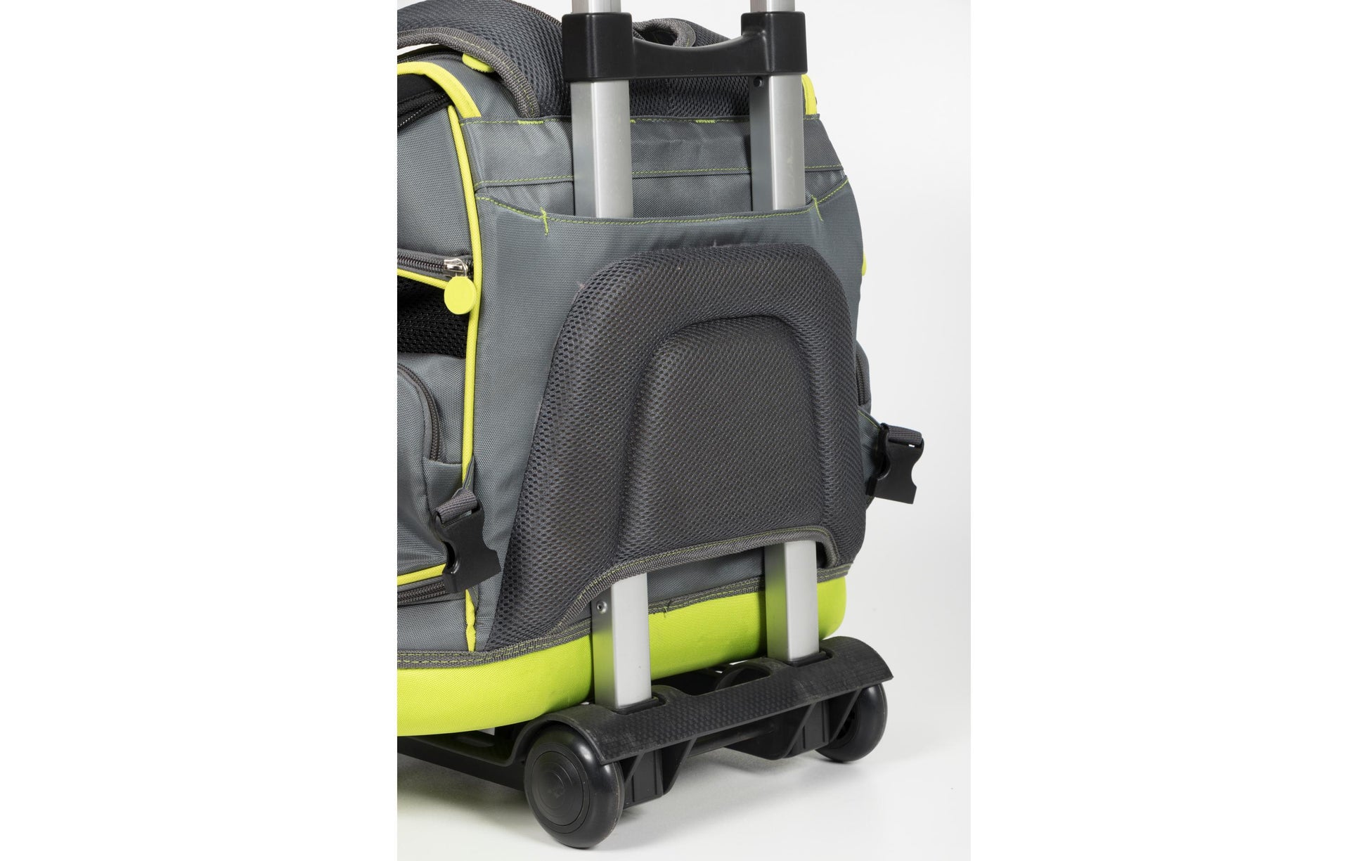 TrendPet Haustier-Trolley – mit Lenkrolle – für Hund – 47 × 50 × 31 cm – Silber/Schwarz – Aluminium – 1 Stk.