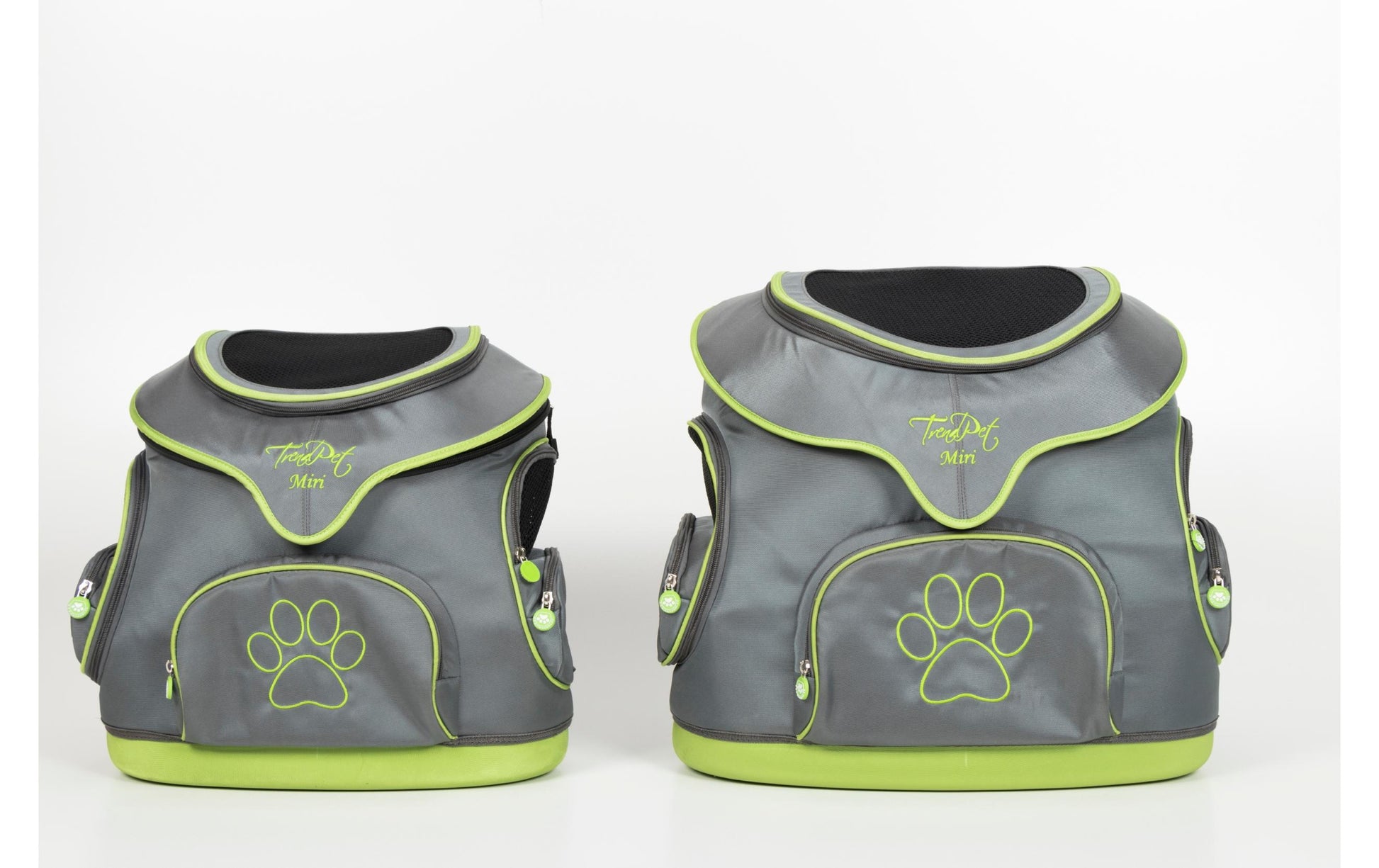 TrendPet Rucksack-Haustierträger – Toplader, mit Seitenfenstern, Grau, 500 × 470 × 310 mm