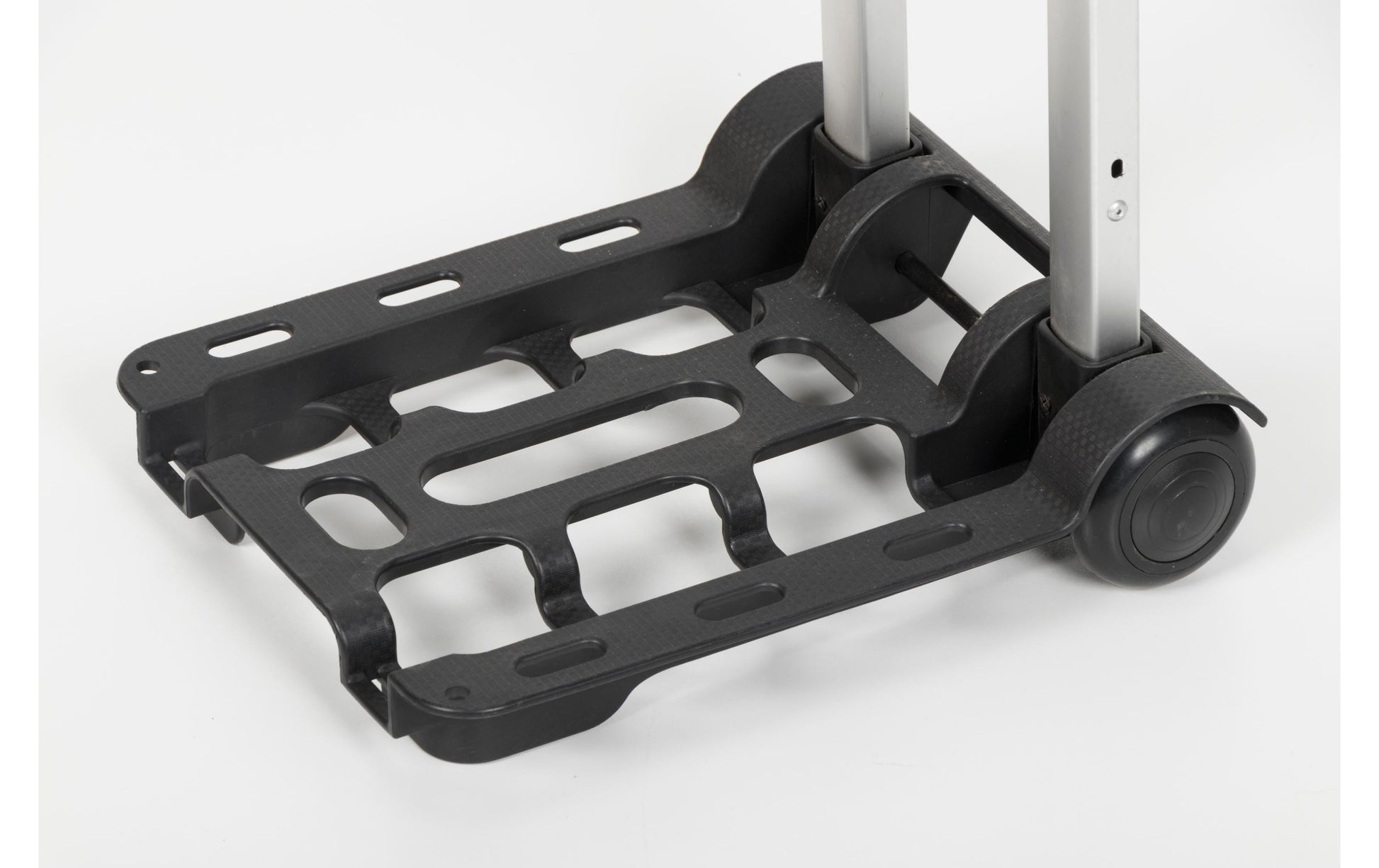 TrendPet Haustier-Trolley – mit Lenkrolle – für Hund – 47 × 50 × 31 cm – Silber/Schwarz – Aluminium – 1 Stk.