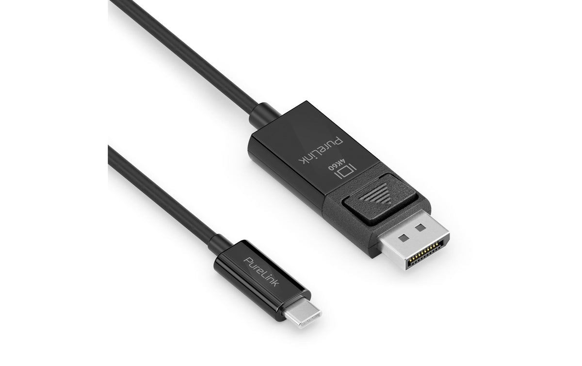 PureLink USB-C auf DisplayPort Adapter, DP 1.2, 4K@60 Hz, 1,5 m, vergoldete Kontakte