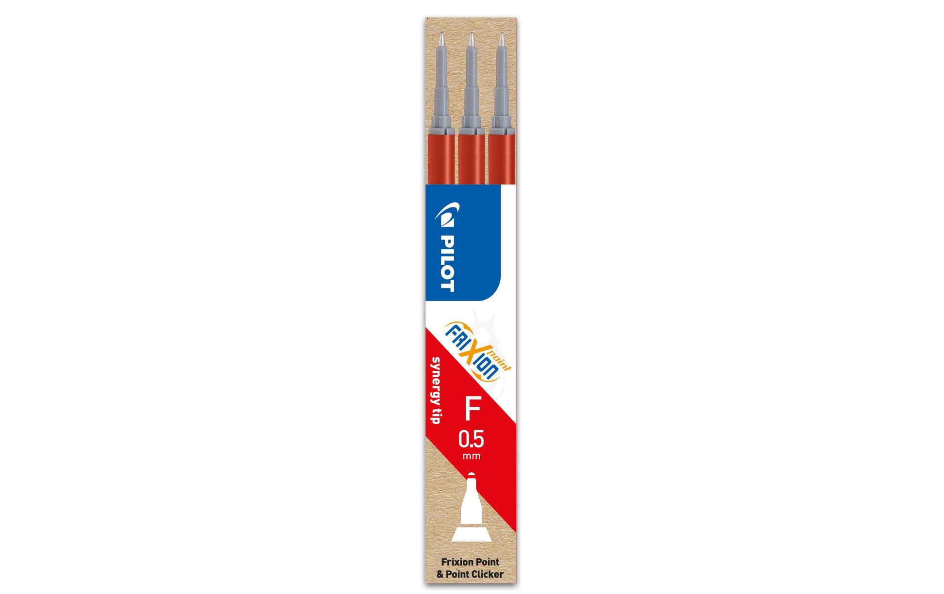 Pilot Rollerpatronen FriXion – rot, 0,5 mm, löschbar, geruchsarm, 3 Stk.