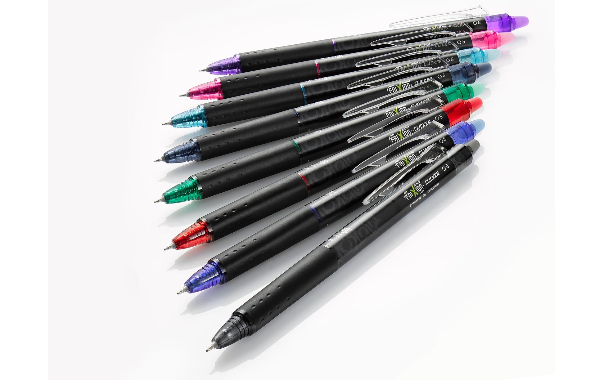 Pilot FriXion Point Clicker – radierbarer Tintenroller, 0,3 mm, blau-schwarz