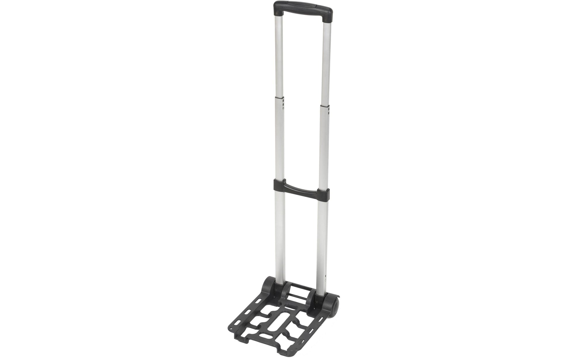 TrendPet Haustier-Trolley – mit Lenkrolle – für Hund – 47 × 50 × 31 cm – Silber/Schwarz – Aluminium – 1 Stk.