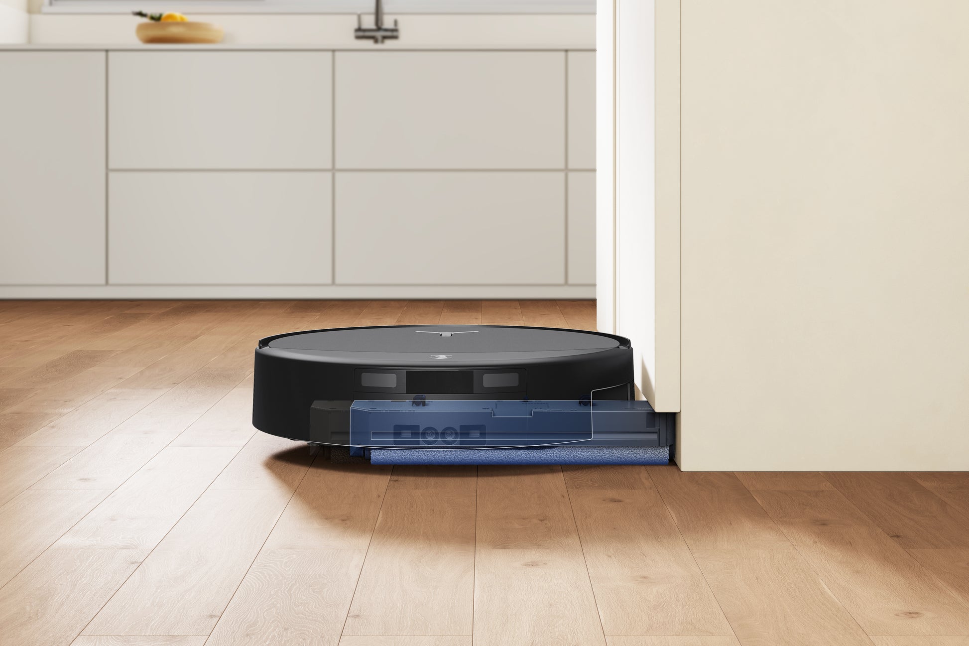 Ecovacs Saugroboter DEEBOT T90 PRO OMNI, mit Absaugstation, mit Wischfunktion – 30000 Pa, 350 min, Höhe 98 mm
