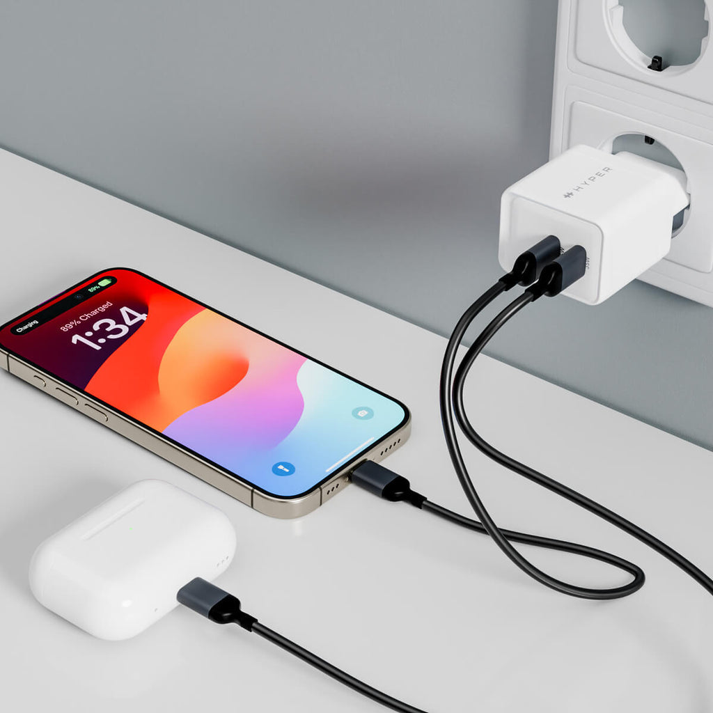 Hyper HyperJuice Ladegerät – 35 W, 1× USB-C, GaN – für USB-C-Geräte