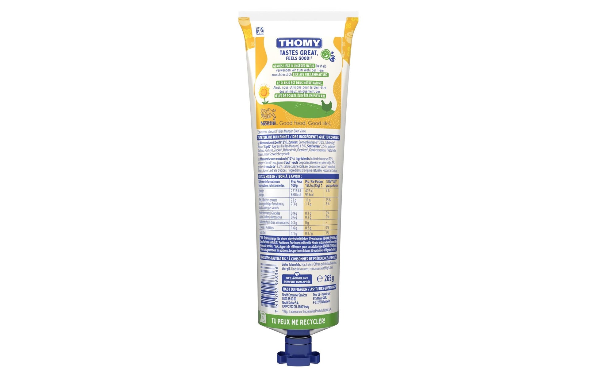 THOMY Mayonnaise mit Senf – 2×265 g