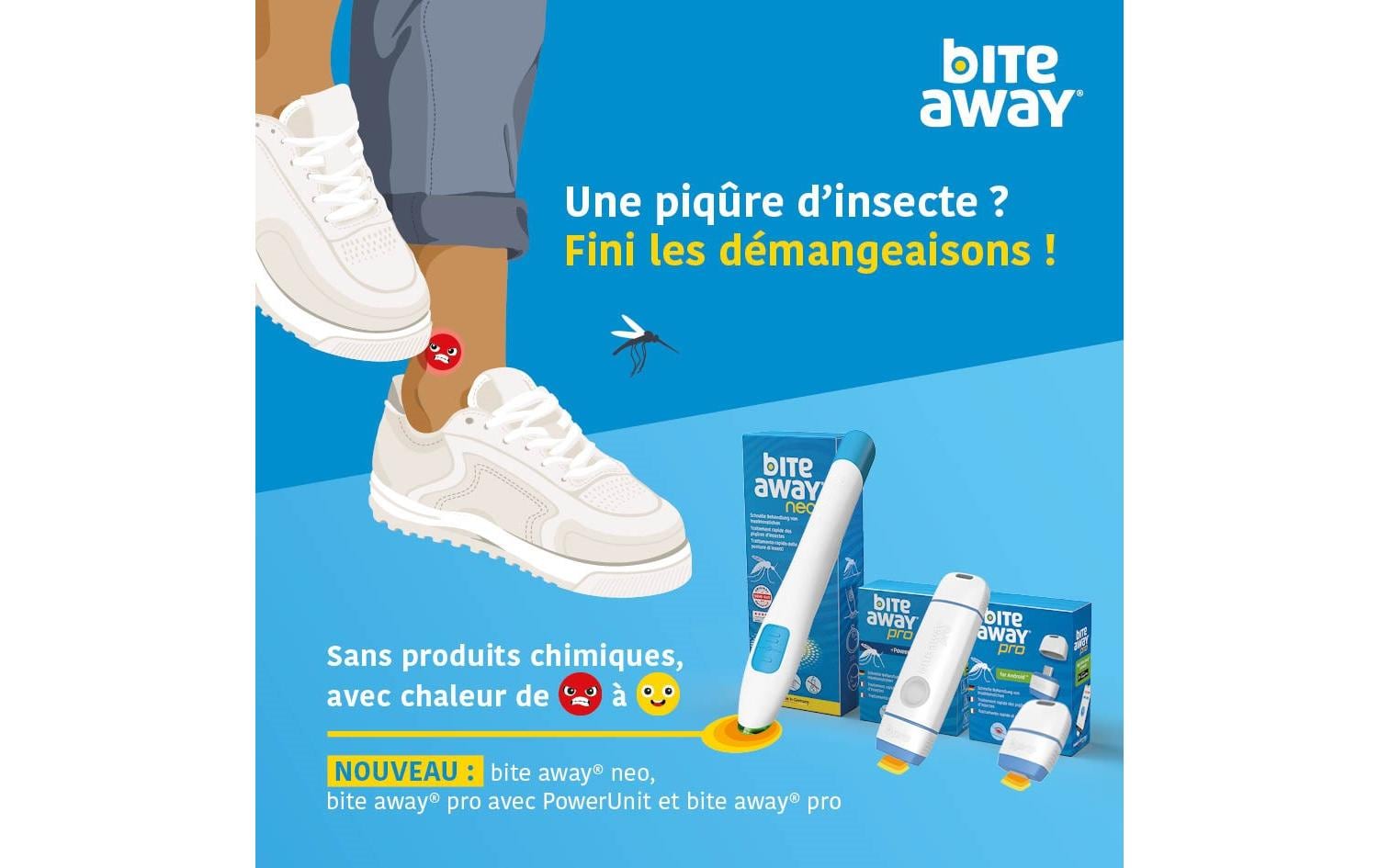 Bite away neo Medizinprodukt – 78 × 195 × 36 mm, weiss